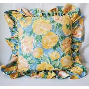 Vintage Discontinued Croscill Fiesta Decorative Throw Pillow
